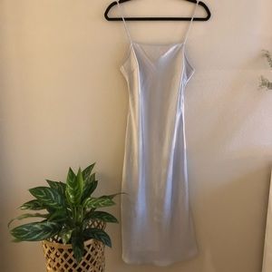 Wilfred Grey silk dress slip